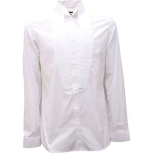 Patrizia Pepe, Heren, Overhemden, Wit, Maat: XL Katoen,