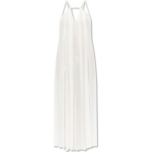 Cult Gaia, Dames, Jurken, Wit, Maat: M Chiffon,