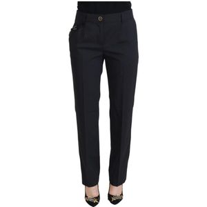 Dolce & Gabbana, Dames, Broeken, Grijs, Maat: XS Wol,