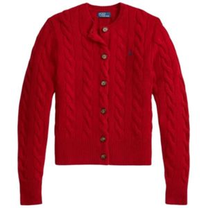 Ralph Lauren, Dames, Truien, Rood, Maat: XS Wol,