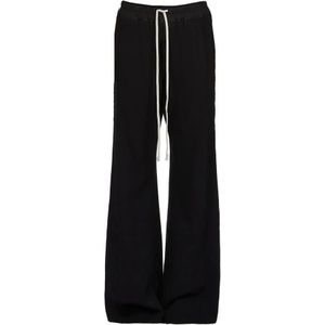Rick Owens, Dames, Broeken, Zwart, Maat: M Katoen,