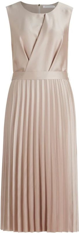 Betty & Co, Dames, Jurken, Beige, Maat: M Chiffon,