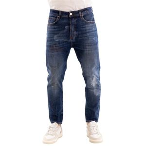 Don The Fuller, Heren, Jeans, Blauw, Maat: W33 Katoen,