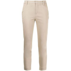 Vince, Dames, Broeken, Beige, Maat: XL Katoen,