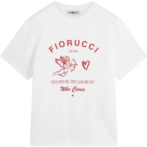 Fiorucci, Dames, Tops, Wit, Maat: 2XS