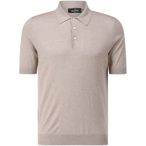 Gran Sasso, Heren, Tops, Beige, Maat: 4XL Zijde,