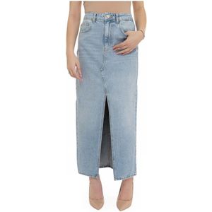 Liu Jo, Dames, Rokken, Blauw, Maat: W30 Denim,