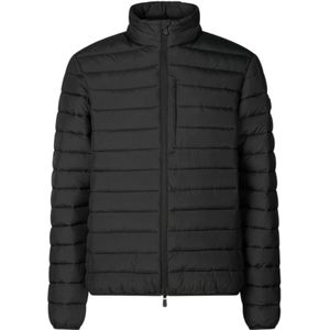 Save The Duck, Heren, Jassen, Zwart, Maat: L Leer,