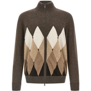 Ballantyne, Heren, Truien, Bruin, Maat: 4XL Kasjmier,