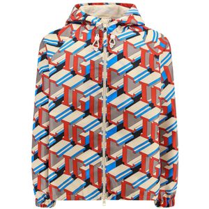 Gucci, Heren, Jassen, Veelkleurig, Maat: XS Polyamide,