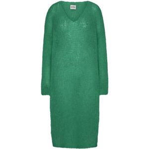 Americandreams, Dames, Jurken, Groen, Maat: S/M Wol,