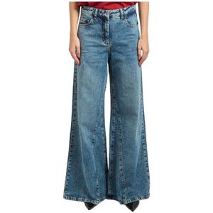 Patrizia Pepe, Dames, Jeans, Blauw, Maat: W29 Denim,