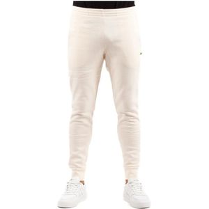 Lacoste, Heren, Broeken, Beige, Maat: S Leer,