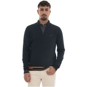 Harmont & Blaine, Heren, Truien, Blauw, Maat: 2XL Katoen,