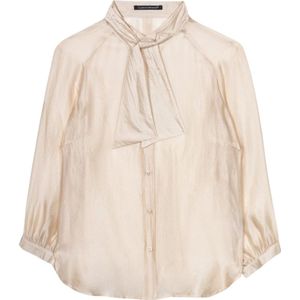 Luisa Cerano, Dames, Blouses & Shirts, Beige, Maat: XS Viscose,