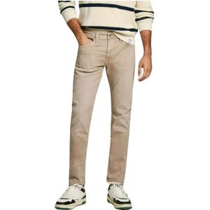 Pepe Jeans, Heren, Jeans, Bruin, Maat: W33 Denim,