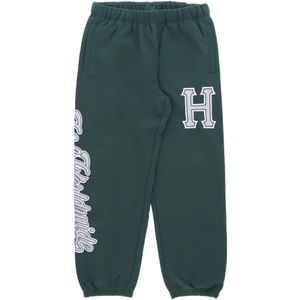 Huf, Heren, Broeken, Groen, Maat: S Fleece,