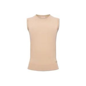 Chloé Wollen vest , Beige , Dames , Maat: M