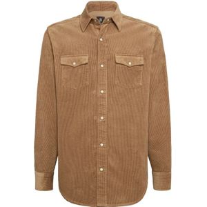 Boggi Milano, Heren, Overhemden, Bruin, Maat: XS Katoen,