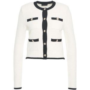 Liu Jo, Dames, Jassen, Wit, Maat: L Tweed,