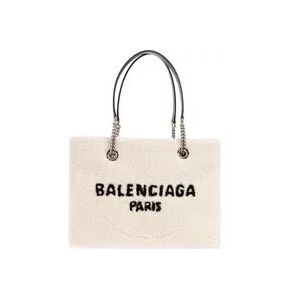 Balenciaga ‘Duty Free Medium�’ shopper tas , Beige , Dames , Maat: ONE Size