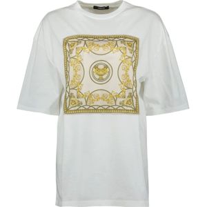Versace, Dames, Tops, Wit, Maat: XS Katoen,