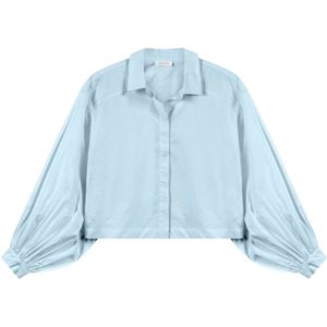 Alchemist, Dames, Blouses & Shirts, Blauw, Maat: XS Katoen,