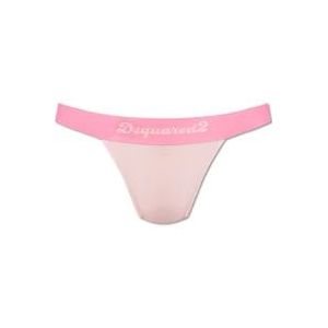 Dsquared2 String met logo , Pink , Dames , Maat: S