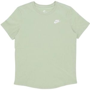 Nike - Sportswear Club T-shirt - Groen - Katoen - Dames