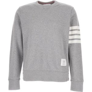 Thom Browne, Heren, Sweatshirts & Hoodies, Grijs, Maat: L Jersey,
