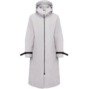 People of Shibuya, Dames, Mantels, Grijs, Maat: S Leer,