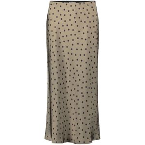 Vera Mont - Gedrukte Satijnen Rok - Groen - Dames