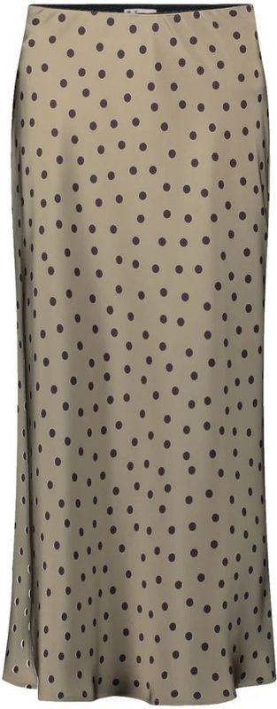 Vera Mont - Gedrukte Satijnen Rok - Groen - Dames