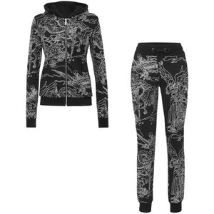 Philipp Plein, Dames, Jumpsuits & Playsuits, Zwart, Maat: M Katoen,