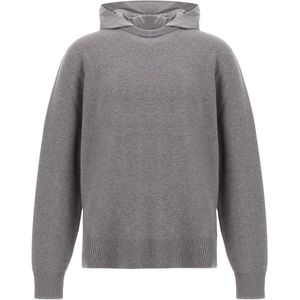 Herno, Heren, Sweatshirts & Hoodies, Grijs, Maat: L Katoen,