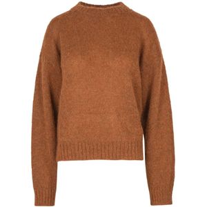 Niu, Dames, Truien, Bruin, Maat: M Polyamide,