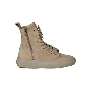 Represent Nubuck Leren High-Top Sneakers , Beige , Heren , Maat: 42 EU