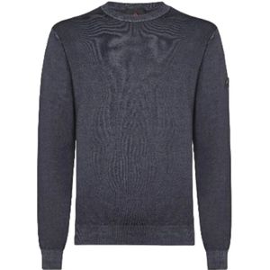 Peuterey, Heren, Sweatshirts & Hoodies, Blauw, Maat: S Wol,
