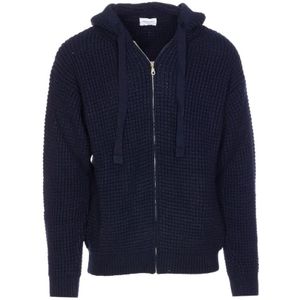 Family First, Heren, Sweatshirts & Hoodies, Blauw, Maat: L Wol,