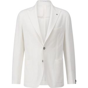 Tagliatore, Heren, Jassen, Wit, Maat: M Katoen,