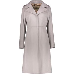 Herno, Dames, Mantels, Grijs, Maat: S Wol,