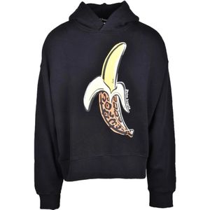 Palm Angels, Heren, Sweatshirts & Hoodies, Zwart, Maat: S Katoen,