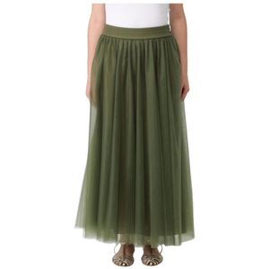 Fabiana Filippi, Dames, Rokken, Groen, Maat: XS Tulle,