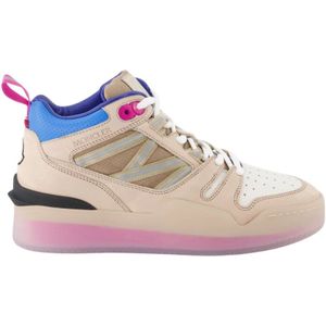 Moncler Reflecterende Nubuck Leren Sneakers , Multicolor , Dames , Maat: 36 EU