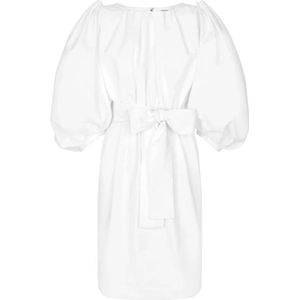 Dolce & Gabbana, Dames, Jurken, Wit, Maat: XS Katoen,