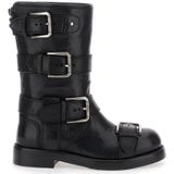 Dolce & Gabbana - Horse Leather - Enkellaarsjes - Zwart