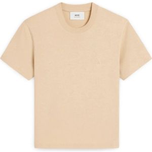 Ami Paris, Heren, Tops, Beige, Maat: S Katoen,
