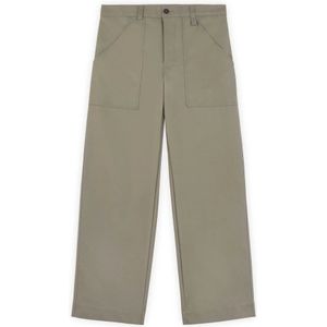 Maison Kitsuné, Heren, Broeken, Beige, Maat: 3XS Katoen,