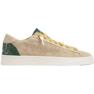 P448, Heren, Schoenen, Beige, Maat: 40 EU Katoen,