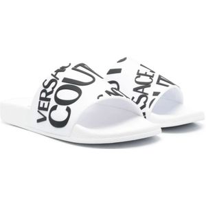 Versace Jeans Couture, Heren, Schoenen, Wit, Maat: 43 EU